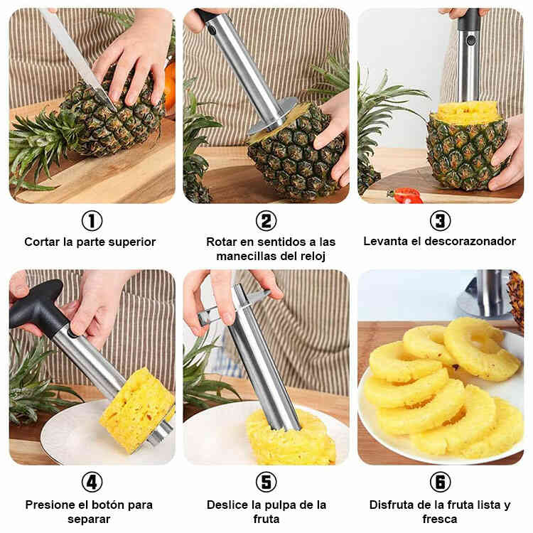 Jeu de Cortador-Pelador ananas avec jackpot de LACOR